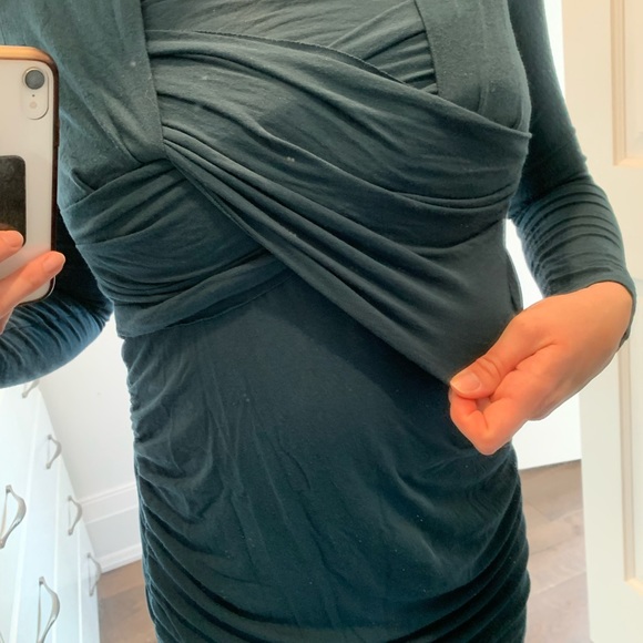 Maternity- Ripe maternity long sleeve dress, size small - Picture 5 of 6